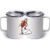 10 oz. White Stainless Steel Coffee Mug Thumbnail