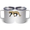 10 oz. White Stainless Steel Coffee Mug Thumbnail