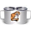 10 oz. White Stainless Steel Coffee Mug Thumbnail
