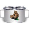 10 oz. White Stainless Steel Coffee Mug Thumbnail