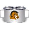 10 oz. White Stainless Steel Coffee Mug Thumbnail