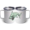 10 oz. White Stainless Steel Coffee Mug Thumbnail