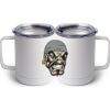 10 oz. White Stainless Steel Coffee Mug Thumbnail