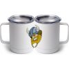 10 oz. White Stainless Steel Coffee Mug Thumbnail