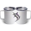 10 oz. White Stainless Steel Coffee Mug Thumbnail