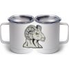 10 oz. White Stainless Steel Coffee Mug Thumbnail