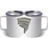 10 oz. White Stainless Steel Coffee Mug Thumbnail