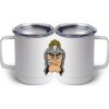 10 oz. White Stainless Steel Coffee Mug Thumbnail