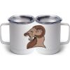10 oz. White Stainless Steel Coffee Mug Thumbnail