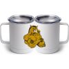 10 oz. White Stainless Steel Coffee Mug Thumbnail