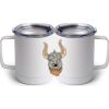 10 oz. White Stainless Steel Coffee Mug Thumbnail