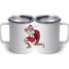 10 oz. White Stainless Steel Coffee Mug Thumbnail