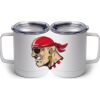 10 oz. White Stainless Steel Coffee Mug Thumbnail
