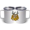 10 oz. White Stainless Steel Coffee Mug Thumbnail