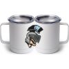 10 oz. White Stainless Steel Coffee Mug Thumbnail