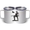 10 oz. White Stainless Steel Coffee Mug Thumbnail