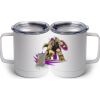 10 oz. White Stainless Steel Coffee Mug Thumbnail