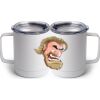 10 oz. White Stainless Steel Coffee Mug Thumbnail