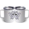 10 oz. White Stainless Steel Coffee Mug Thumbnail