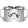 10 oz. White Stainless Steel Coffee Mug Thumbnail