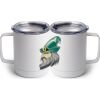 10 oz. White Stainless Steel Coffee Mug Thumbnail