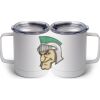 10 oz. White Stainless Steel Coffee Mug Thumbnail
