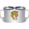 10 oz. White Stainless Steel Coffee Mug Thumbnail