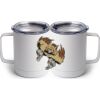 10 oz. White Stainless Steel Coffee Mug Thumbnail