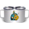 10 oz. White Stainless Steel Coffee Mug Thumbnail