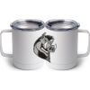 10 oz. White Stainless Steel Coffee Mug Thumbnail