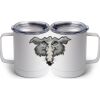 10 oz. White Stainless Steel Coffee Mug Thumbnail