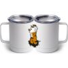 10 oz. White Stainless Steel Coffee Mug Thumbnail