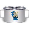 10 oz. White Stainless Steel Coffee Mug Thumbnail