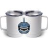 10 oz. White Stainless Steel Coffee Mug Thumbnail