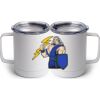 10 oz. White Stainless Steel Coffee Mug Thumbnail