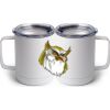 10 oz. White Stainless Steel Coffee Mug Thumbnail
