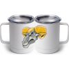 10 oz. White Stainless Steel Coffee Mug Thumbnail
