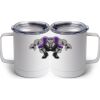 10 oz. White Stainless Steel Coffee Mug Thumbnail