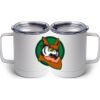 10 oz. White Stainless Steel Coffee Mug Thumbnail