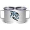 10 oz. White Stainless Steel Coffee Mug Thumbnail