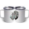 10 oz. White Stainless Steel Coffee Mug Thumbnail
