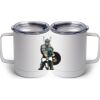 10 oz. White Stainless Steel Coffee Mug Thumbnail