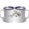 10 oz. White Stainless Steel Coffee Mug Thumbnail