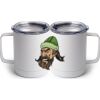 10 oz. White Stainless Steel Coffee Mug Thumbnail