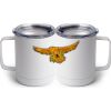 10 oz. White Stainless Steel Coffee Mug Thumbnail