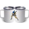 10 oz. White Stainless Steel Coffee Mug Thumbnail