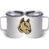 10 oz. White Stainless Steel Coffee Mug Thumbnail