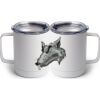 10 oz. White Stainless Steel Coffee Mug Thumbnail