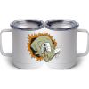 10 oz. White Stainless Steel Coffee Mug Thumbnail