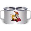 10 oz. White Stainless Steel Coffee Mug Thumbnail
